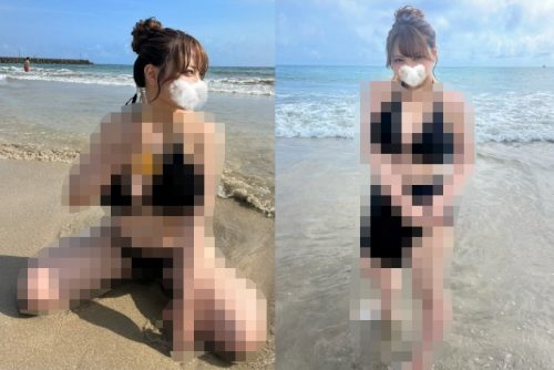 【画像】ダンス教室の先生(23)「海行ったよ～」水着写真ﾑﾁｨﾑﾁｨ